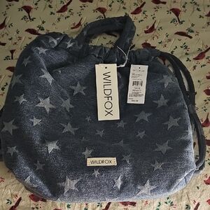 Wildfox Denim Blue Star Backpack